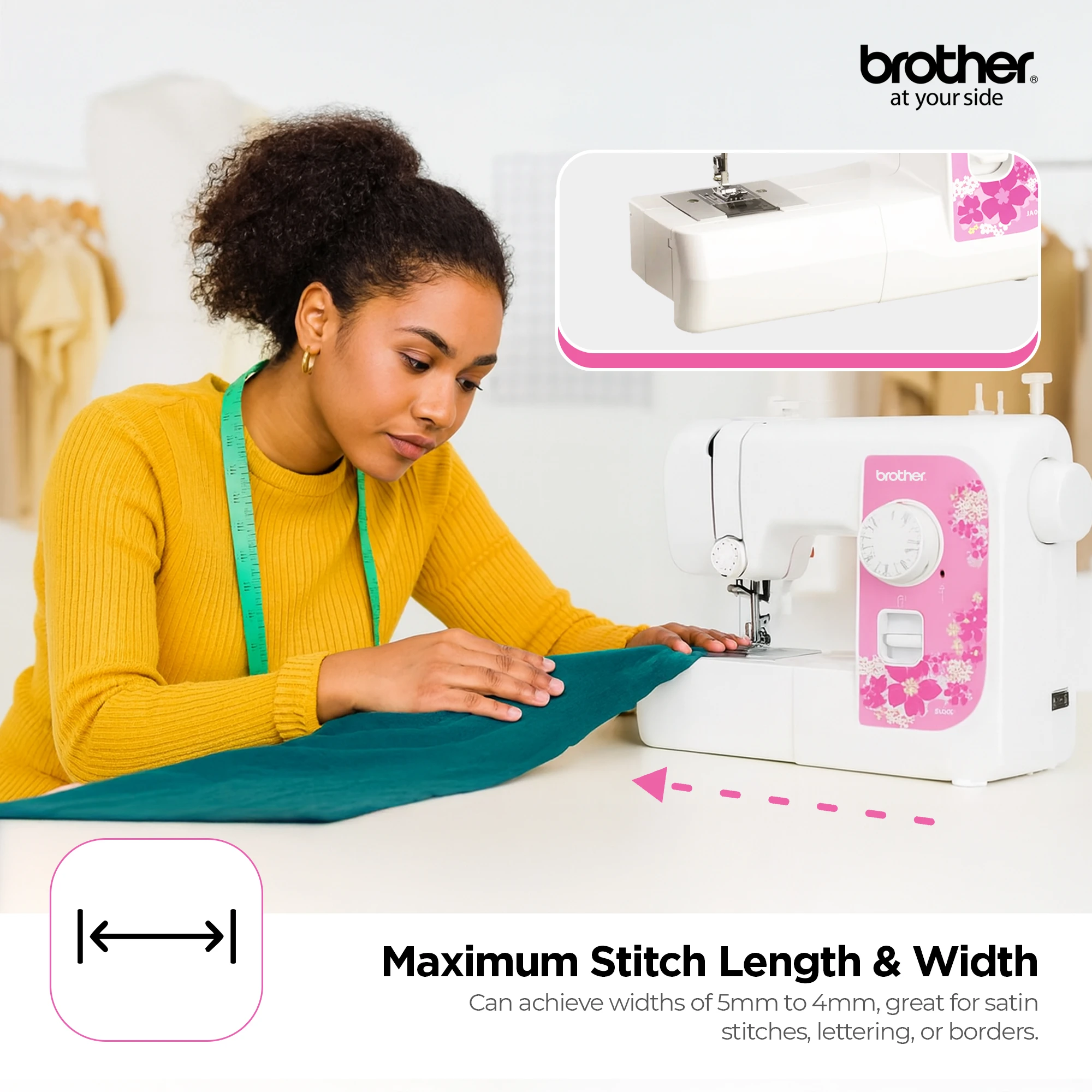 Compact Electric Sewing Machine Easy To Use Sewing And Mending Machine