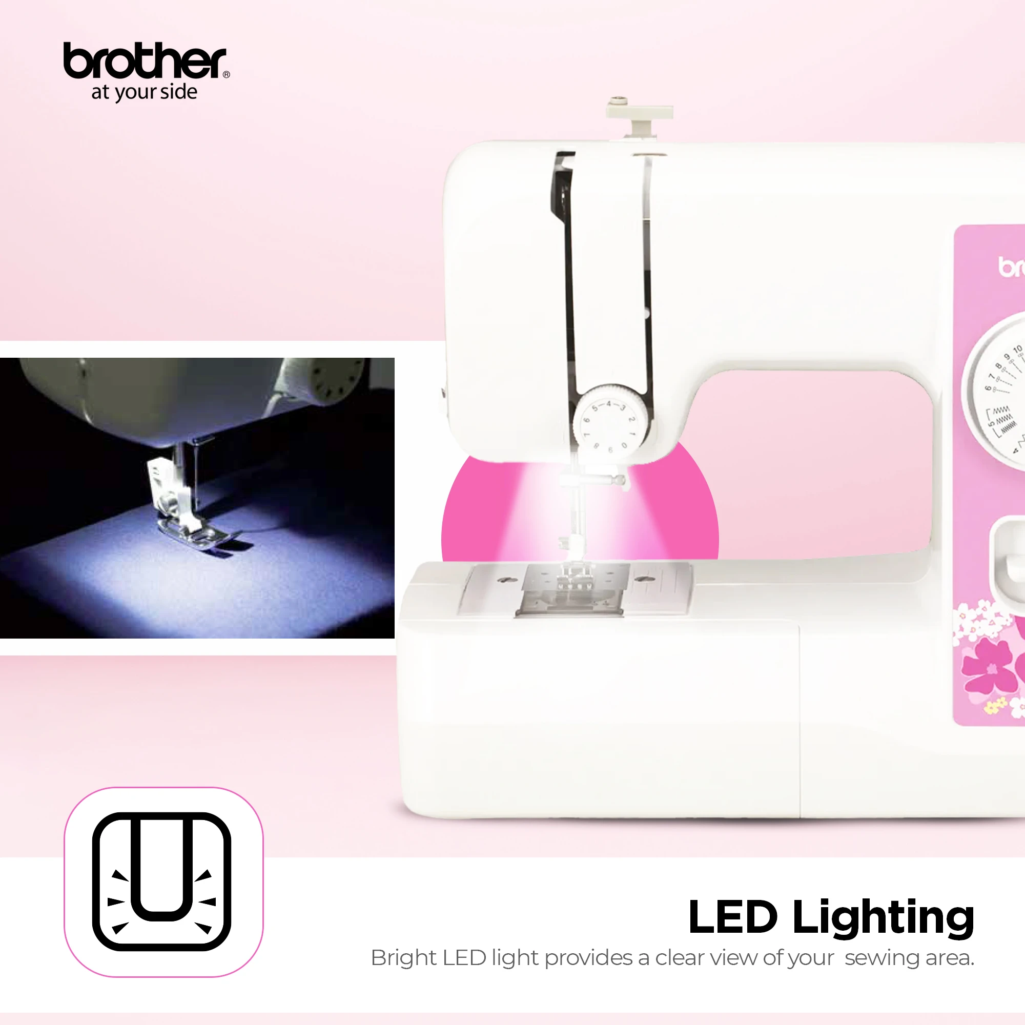 Compact Electric Sewing Machine Easy To Use Sewing And Mending Machine