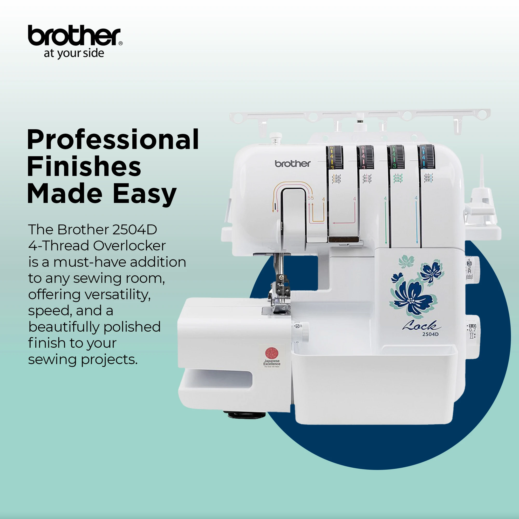 Electric Overlocker Sewing Machine Ideal For Seams And Hems