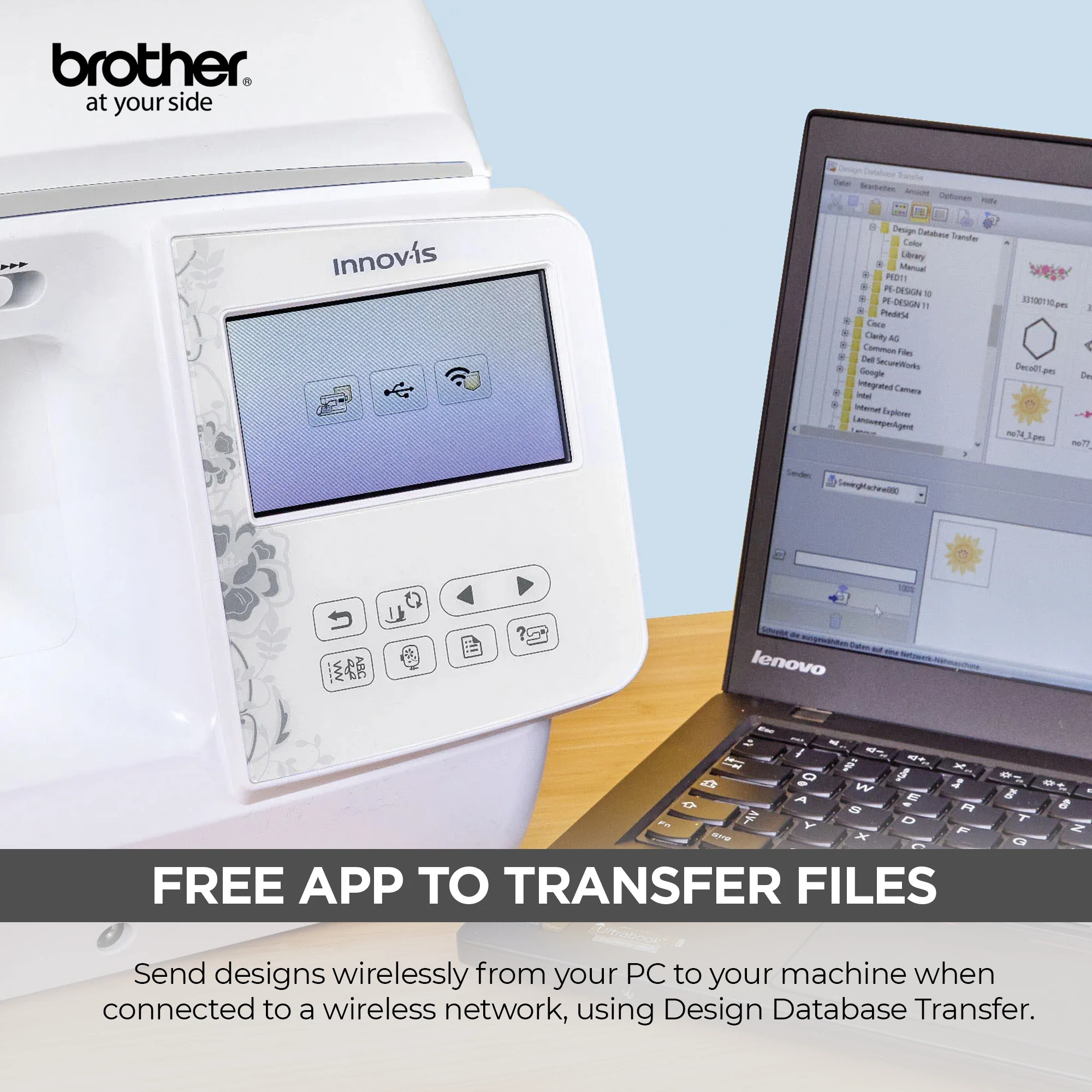 NV880E Embroidery Machine