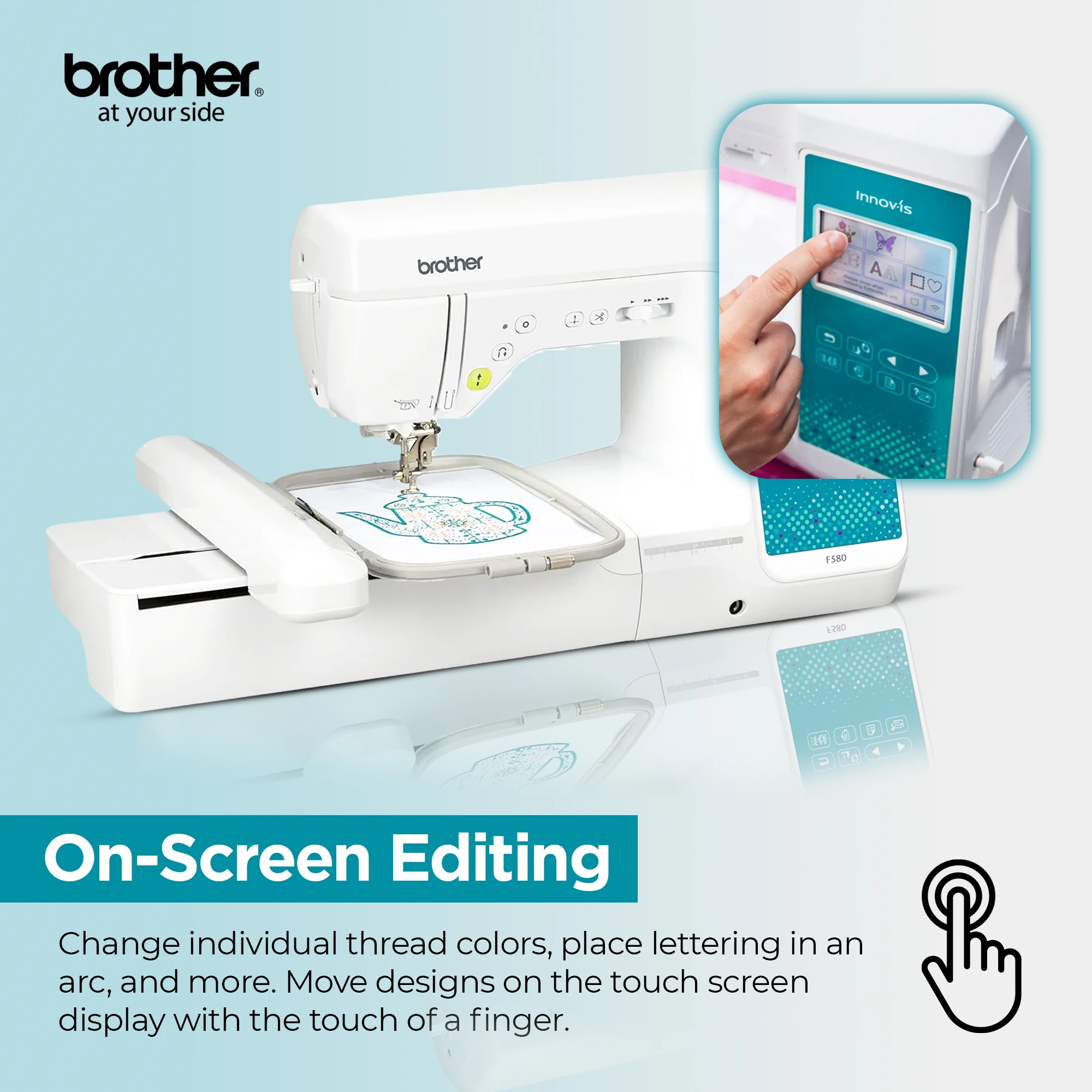 Innov-is F580 Electric Sewing, Quilting & Embroidery Machine