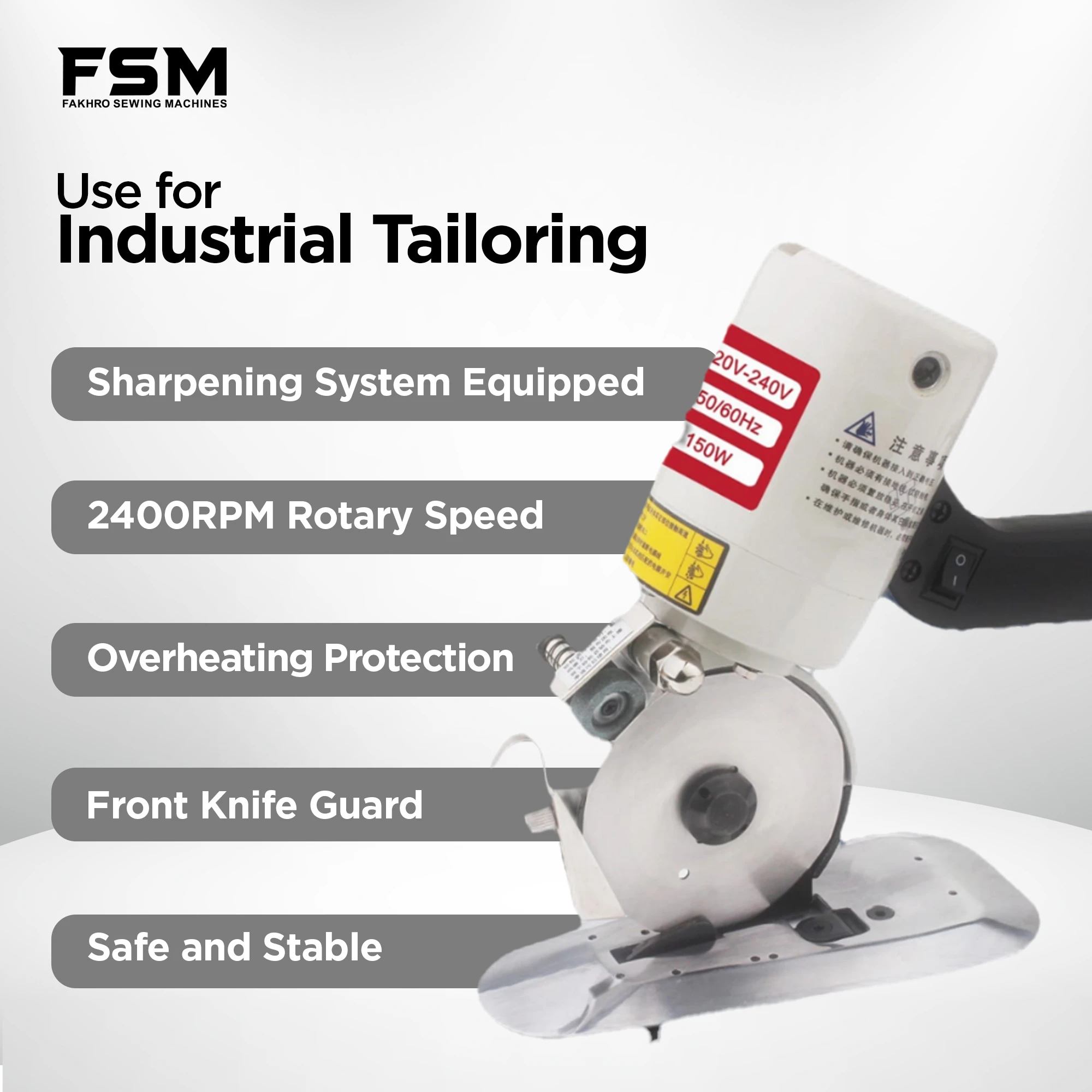 FSM -  90B Heavy-Duty Electric Fabric Cutte