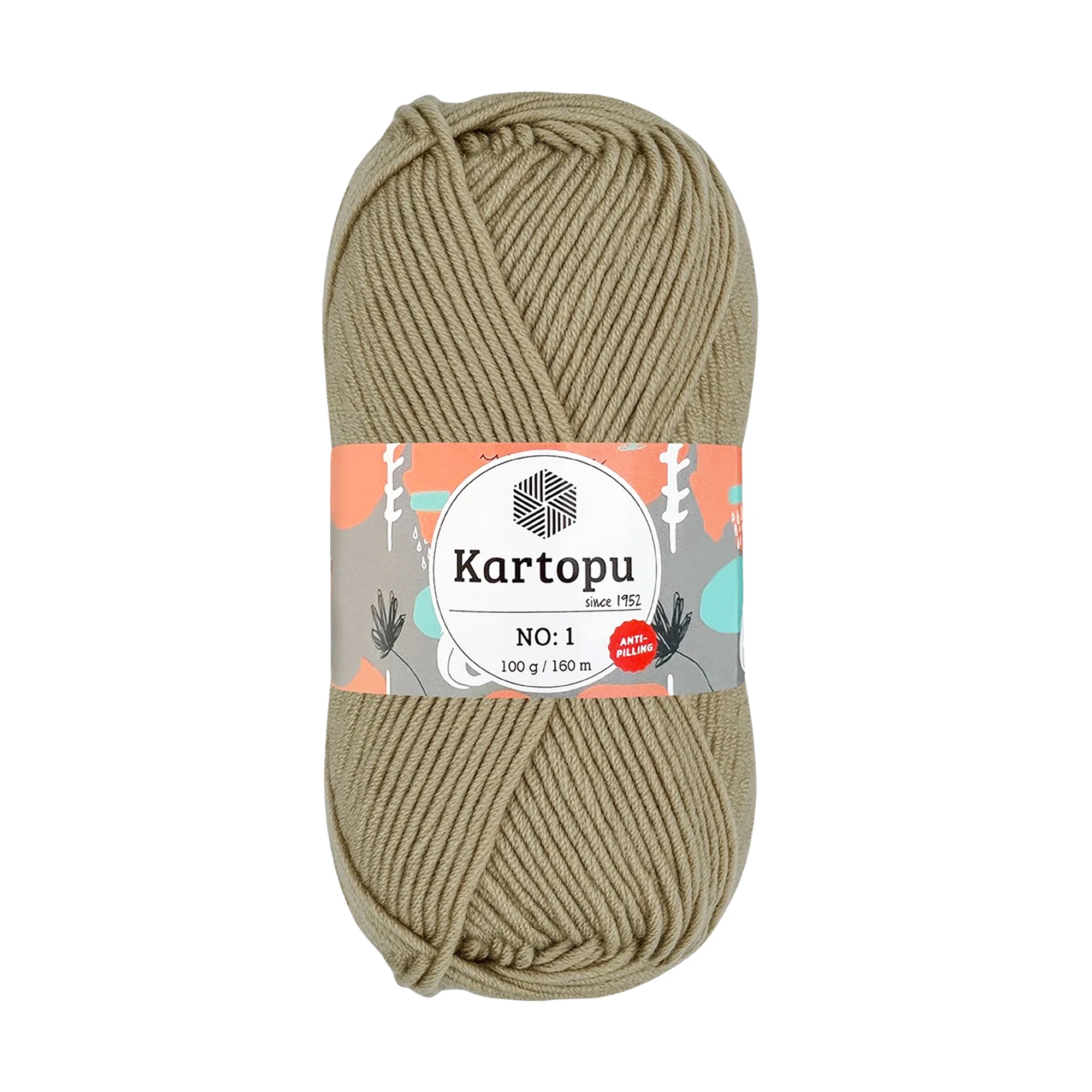Kartopu K861 No-1 Yarn â€“ 100g, 160m