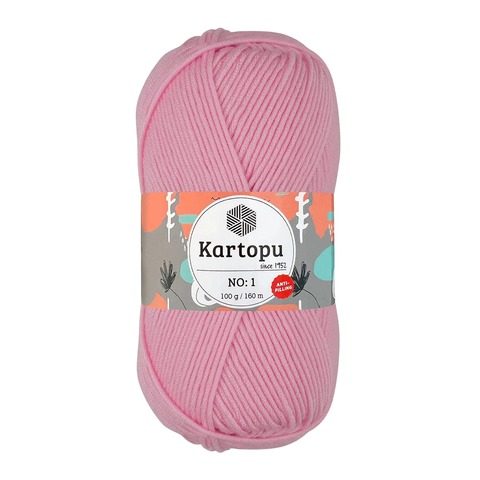 Kartopu K782 No-1 Yarn â€“ 100g Soft Anti-Pilling Acrylic